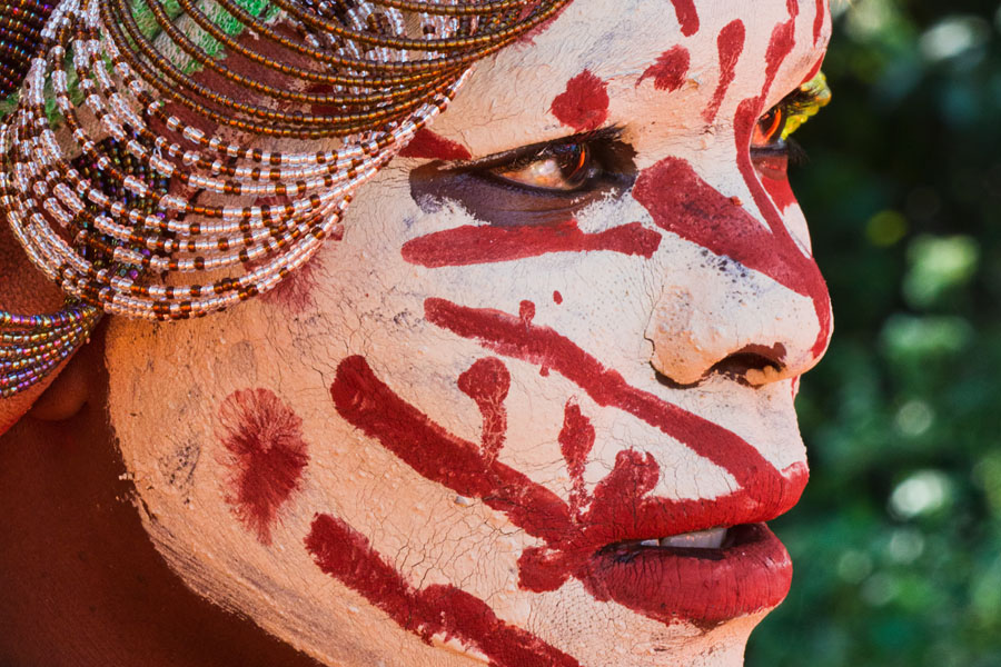 409a. Woman from the Kikuyu or Gikuyu tribe   Kenya